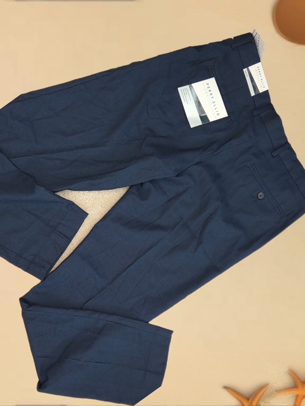 Designer Perry Ellis Portfolio very slim pants Men 34 x 32